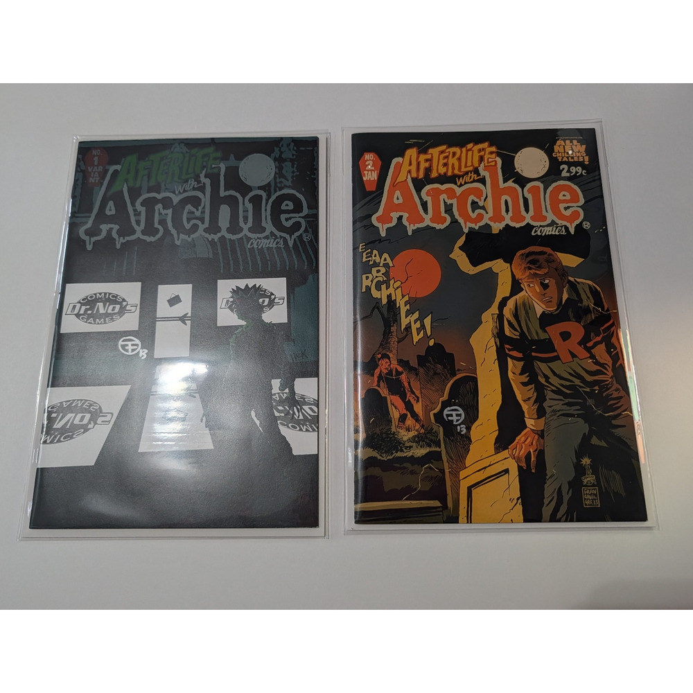 Afterlife With Archie #1 Variant & #2 Signed Francavilla Set Archie Horror